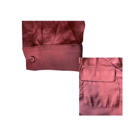 Jones New York Brick Red Button-Up Blouse Women’s 1X NWT Versatile Chic - Picture 6 of 6